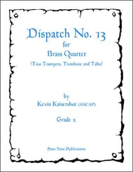 Dispatch No. 13 Brass Quartet cover Thumbnail